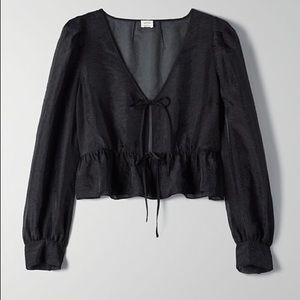 EUC Aritzia Wilfred Canto Blouse XS